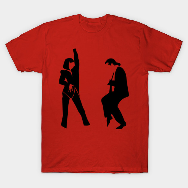 Pulp Fiction Dance Scene Pulp T Shirt Teepublic 